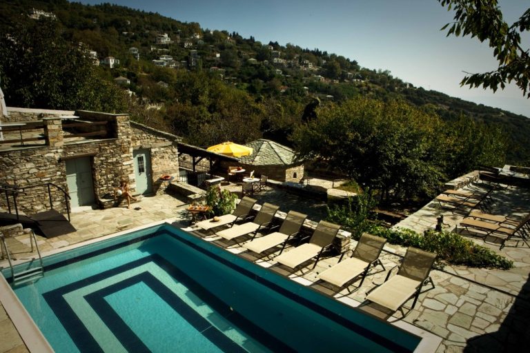 Swimming Poll at a Pelion Villa
